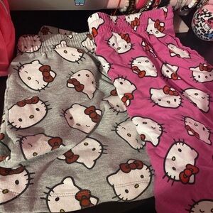 Hello Kitty Kids Pajamas - Pink and Gray